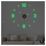 Luminous Digital Clock DIY Stereoscopic Wall...
