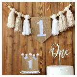 1st Birthday High Chair Banner Boho Home Decor...