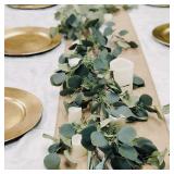 2M Artificial Eucalyptus Garland Greenery...