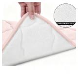 Homaxy Lattice Memory Foam Bath Mats Non-slip...