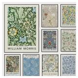 Modern William Morris Garden Flower Poster...