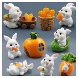 Easter White Rabbit Figurine Japanese Korean...