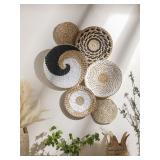 Seagrass Wall Hanging Decor Wall Basket Boho...