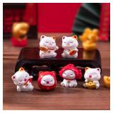 6/12pcs New Chinese Cartoon Maneki Neko...