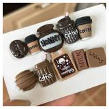 10Pcs Coffee Chocolate Simulation Food Fridge...