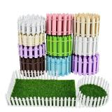 100cm Mini Wooden Fence Miniature DIY Fairy...