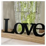 Inspirational Black Wooden Table Sign -...