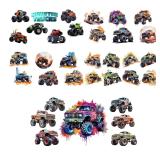 Monster truckes series easy peel waterproof DIY...
