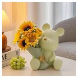Cute Mini Little Bear Vase Creative Little Bear...