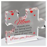 1pc,Birthday Gifts for Mom - Engraved Acrylic...