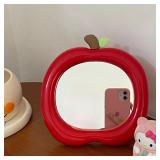 Portable Desktop Apple Makeup Mirror Student...