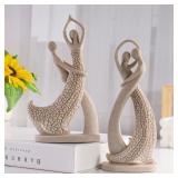 European-style Lovers' Sandstone Figurine,...
