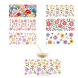 Art Flowers UV DTF Wrap Transfer Stickers...