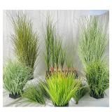 Simulated Small Grass Bushes for Decorating...