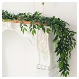 1/3pcs Italian Ruscus Silk Vine Garland with...