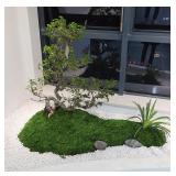 Artificial moss filaments moss lawn people fake...