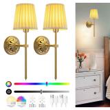 Battery-Powered Wall Light: Rechargeable Wall...