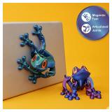 3D Printed Magnetic Articulated Frog Fidget Toy...