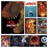 Jurassic Park E.T. JAWS Spielberg Movie Poster...