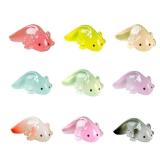 10Pcs Kawaii Colorful Luminous Mini Salamander...