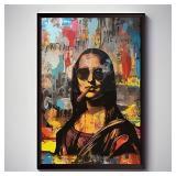 Interesting Mona Lisa Creative Watercolor...