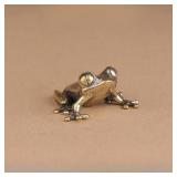 Retro Brass Mini Frog Miniatures Figurines...