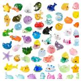 Mini Ocean Resin Animals Tiny Sea Animals...