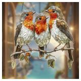 1pcs Three Little Bird Pendant, Artistic...