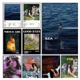 SZA Portrait Poster - SOS & CTRL Album Cover...