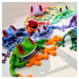 3D Printed Magnetic Frog Coloful 12.3cm/5in...