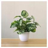 Lifelike Artificial Bonsai Plant - Potted Fake...