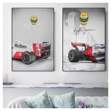 Ayrton Senna Grand Prix Racing Driver Canvas...