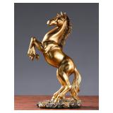 European Style Home Resin Victory Horse Statue,...