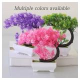 Crescent Style Bonsai Simulation Plant Thousand...