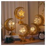 Ramadan Desk Lamp Led Moon Lamp Decoration for...