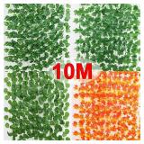 2/ 10M Artificial Ivy Garlands Greenery Rattan...
