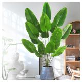 65-125cm 24 Leaf Large Tropical Palm Tree Fake...