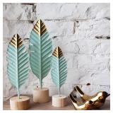 Modern Feather Wooden Decorations Simple...