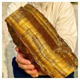 Natural Tiger Eye Raw Stone Rough Quartz...