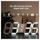 3D LED Digital Clock Luminous Fashion Wall...