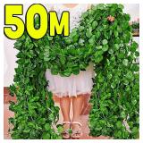 Artificial Green Leaves Ivy Vine Garland...
