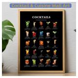 Bar Cocktails Art Prints Coffee Dessert Food...