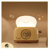 Kid Alarm Clock LED Night Light Digital Clock...