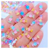 50Pcs New Cute Mini 4*10mm Shiny Candy Resin...
