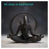 An alien ornament in meditation, creatively...
