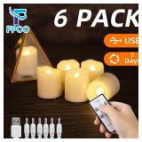 FPOO Led Flickering Flameless Candles With...