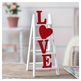 LOVE Valentine Ladder Model Tabletop Wooden...