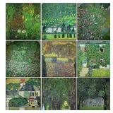 Gustav Klimt Famous Paintings Flowers Landscape...