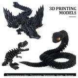 3D Printed Tyrannosaurus Rex Realistic Dinosaur...