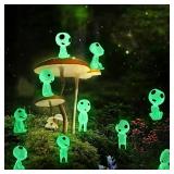 10pcs Luminous Resin Ghost Figures, Miniature...